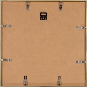 Cornice Henzo in alluminio Manhattan oro 40x40 cm con passepartout 30x30 cm