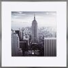 Henzo Telaio in alluminio grigio Manhattan 40x40 cm con Passepartout 30x30 cm