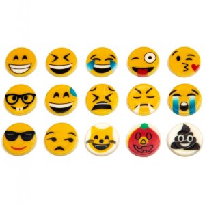Henzo Letterboard 37,5x52,5 cm Marrone scuro Lettere in legno di alta qualità Emojis