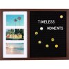 Henzo Letterboard 37,5x52,5 cm Marrone scuro Lettere in legno di alta qualità Emojis