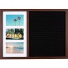 Henzo Letterboard 37,5x52,5 cm Marrone scuro Lettere in legno di alta qualità Emojis