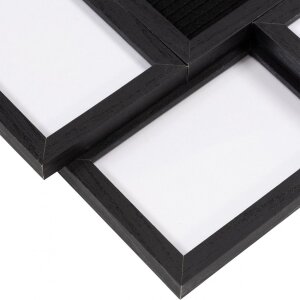 Henzo Letterboard 57x47 cm nero con cornice per foto e set di lettere