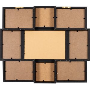 Henzo Letterboard 57x47 cm nero con cornice per foto e set di lettere