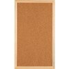 Bacheca Henzo 30x49cm cornice in legno superficie in sughero montaggio a parete ufficio casa scuola