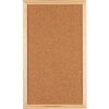 Bacheca Henzo 30x49cm cornice in legno superficie in sughero montaggio a parete ufficio casa scuola