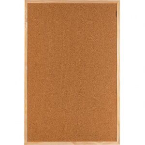Bacheca Henzo in sughero naturale con cornice in legno...