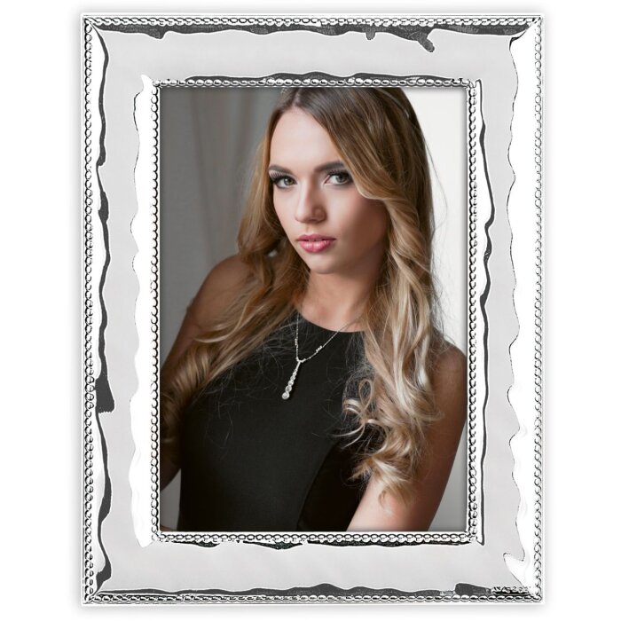 ZEP Cornice lucida Larino da 9x13 cm a 20x25 cm argento lucido