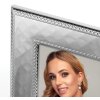 ZEP Cornice per ritratto in metallo Assisi Bianco da 9x13 cm a 20x25 cm argento lucido
