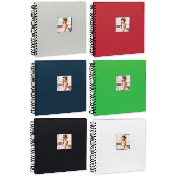 Album a spirale ZEP Misty 21x16 cm e 25x25 cm 50 pagine nere