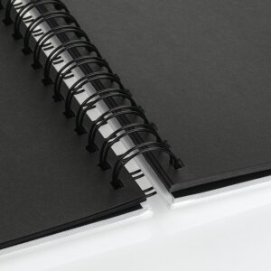 Album a spirale ZEP Misty 21x16 cm e 25x25 cm 50 pagine nere