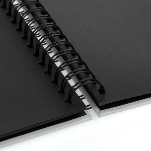 Album a spirale ZEP Misty 21x16 cm e 25x25 cm 50 pagine nere