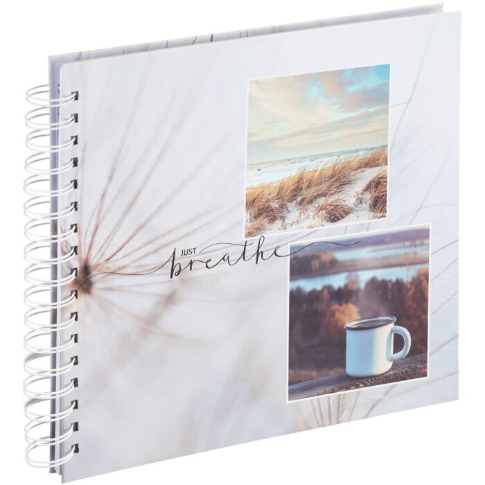 Hama Album a spirale Relax Breathe 28x24 cm 50 pagine bianche