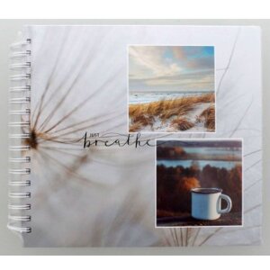 Hama Album a spirale Relax Breathe 28x24 cm 50 pagine bianche