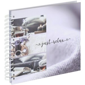 Hama Album a spirale Relax Just 28x24 cm 50 pagine bianche