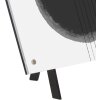 Hama Acrylic Photo Frame Arts nero formato paesaggio 13x18 cm