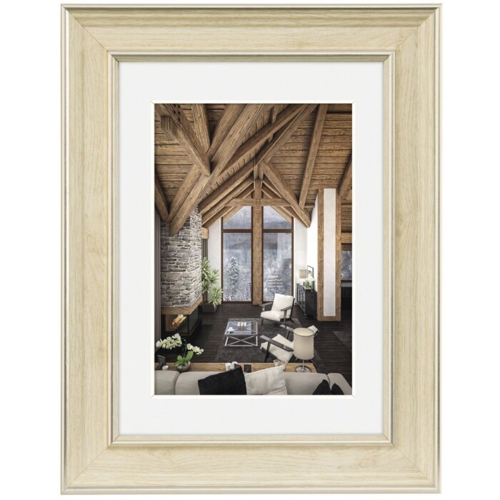 Cornice di plastica Hama Rustic natural 15x20 cm con Passepartout 10x15 cm