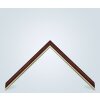 Walther cornice in legno Murcia marrone vetro antiriflesso 60x80 cm