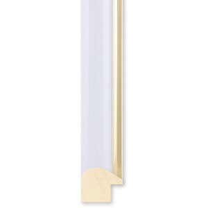 Telaio in legno Walther Murcia bianco vetro antiriflesso 62x93 cm