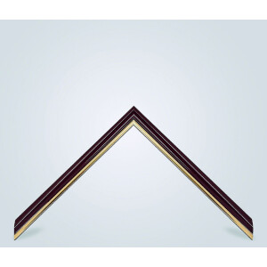 Walther Cornice in legno Murcia rosso Vetro antiriflesso 14,8x21 cm