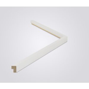 Walther cornice in legno Sevilla bianco 25x30 cm vetro antiriflesso