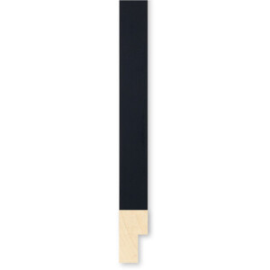 Walther Telaio in legno Siviglia nero 50x100 cm Vetro antiriflesso
