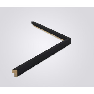 Walther cornice in legno Sevilla nero 62x93 cm vetro antiriflesso