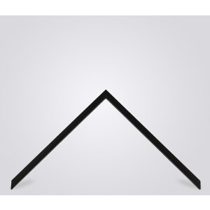 Walther cornice in legno Sevilla nero 62x93 cm vetro antiriflesso