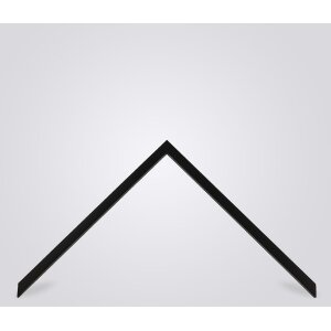 Walther Cornice in legno Siviglia nero 7x10 cm Vetro antiriflesso