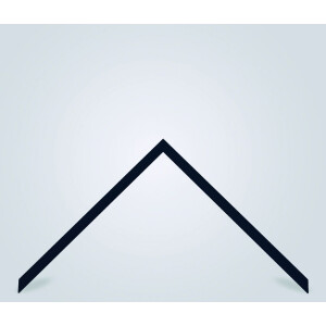 Walther cornice in legno Valencia vetro antiriflesso nero...