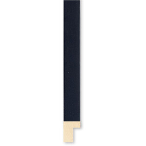 Walther cornice in legno Valencia vetro antiriflesso nero 50x70 cm