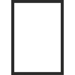 Telaio in legno Walther Valencia Antireflex Glass Nero...