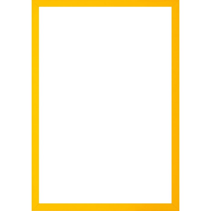 Walther cornice in legno Valencia vetro antiriflesso giallo 25x80 cm