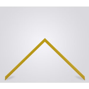 Walther cornice in legno Valencia vetro antiriflesso giallo 35x50 cm