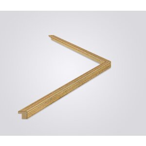 Walther cornice in legno Valencia vetro antiriflesso oro 60x60 cm