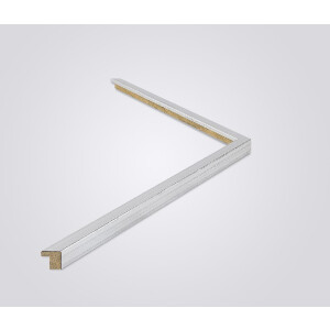 Walther cornice in legno Valencia vetro antiriflesso argento 61x91,5 cm