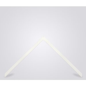 Walther cornice in legno Alicante bianco vetro antiriflesso 45x60 cm