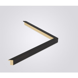 Walther Cornice in legno Alicante marrone scuro Vetro antiriflesso 50x70 cm