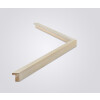 Walther cornice in legno Alicante crema vetro antiriflesso 45x60 cm