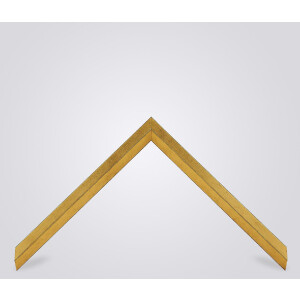 Walther cornice in legno Cartagena oro 10x10 cm vetro antiriflesso