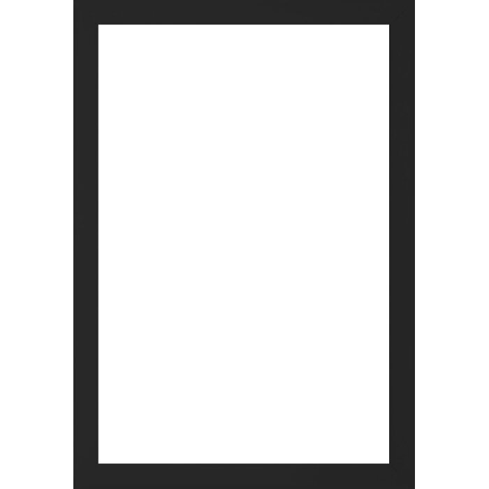 Telaio in legno Walther Barcelona 30x30 cm nero Vetro Antireflex