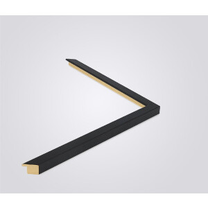 Walther cornice in legno Barcellona 50x75 cm vetro nero...
