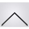 Walther cornice in legno Barcellona 50x75 cm vetro nero antiriflesso
