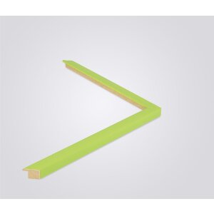 Walther Cornice in legno Barcellona 20x20 cm Vetro antiriflesso verde