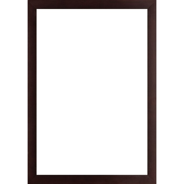 Walther Cornice in legno Barcellona 60x60 cm vetro antiriflesso marrone scuro