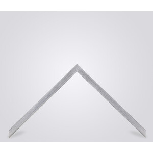 Walther cornice in legno Barcellona 60x60 cm vetro antiriflesso argento