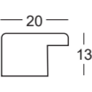 Walther cornice in legno Oviedo 29,7x42 cm vetro antiriflesso argento
