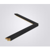 Walther Telaio in legno Tarassa 50x60 cm nero Vetro Antireflex