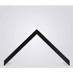 Walther cornice in legno Tarassa 60x90 cm vetro nero antiriflesso