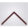 Cornice Walther in legno Madrid 30x30 cm vetro antiriflesso rosso vino