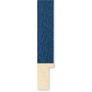 Walther Cornice in legno Madrid 13x13 cm Vetro antiriflesso blu